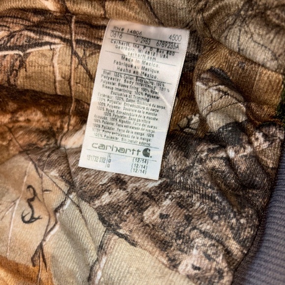 CARHARTT Vintage Active Hooded Jacket sz L - Picture 5 of 9